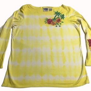 DG2 - Yellow Boho Long sleeve - M